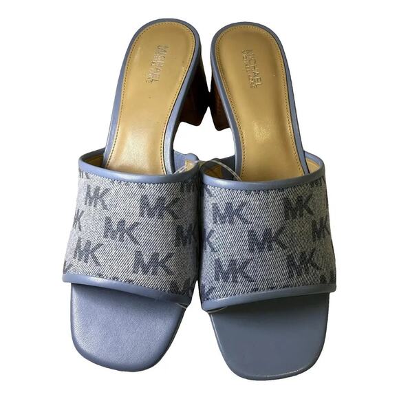 Michael Kors Denim Slide Sandals – Size 8.5 - Picture 1 of 10